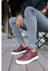 Ch061 Cbt Rex Erkek Ayakkabı Bordo Erkek Günlük Ayakkabı