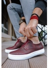 Ch061 Cbt Rex Erkek Ayakkabı Bordo Erkek Günlük Ayakkabı