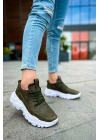 CH089 - CBT Low Top Lace Up Erkek Ayakkabı HAKI