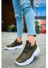 CH089 - CBT Low Top Lace Up Erkek Ayakkabı HAKI