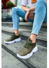 CH089 - CBT Low Top Lace Up Erkek Ayakkabı HAKI