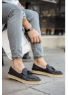 Ch119 Cbt Tassels Erkek Ayakkabı Siyah Erkek Loafer Ayakkabı