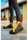 CH167 - GST Blazer Erkek Bot SIYAH - SARI