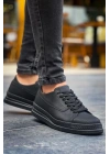 Ch2401 Cst Erkek Ayakkabı Siyah Erkek Sneaker Ayakkabı