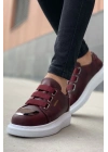 Ch251 Cbt Mirror Erkek Ayakkabı Bordo Erkek Günlük Ayakkabı