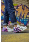 CH254 - CBT Pittura Erkek Ayakkabı 486 PEMBE / MAVI COOL