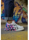 CH254 - CBT Pittura Erkek Ayakkabı 486 PEMBE / MAVI COOL