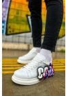 CH254 - CBT Pittura Erkek Ayakkabı 486 PEMBE / MAVI COOL