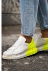 Ch254 Cbt Pittura Erkek Ayakkabı 502 Neon Sari Topuk Splush Erkek Spor Ayakkabı