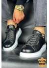 Ch257 Dbt Estrella Deri Erkek Ayakkabı Siyah Erkek Günlük Ayakkabı
