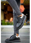 Ch299 Grt Sollıevo Erkek Ayakkabı Siyah/beyaz Erkek Sneaker Ayakkabı