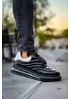 Ch299 Grt Sollıevo Erkek Ayakkabı Siyah/beyaz Erkek Sneaker Ayakkabı