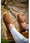 Ch305 Triko Erkek Ayakkabı Kahve Erkek Sneaker Ayakkabı