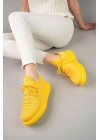 Ch307 Rt Tricot Kadın Ayakkabı Sari Kadın Spor Ayakkabı