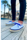Ch311 Espadril Erkek Ayakkabı Beyaz / Sax Mavi Erkek Günlük Ayakkabı