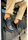 CH979 - Santoni CRT Spor Erkek Ayakkabı SIYAH