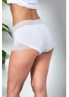 DANTEL DETAYLI BOXER BEYAZ (MGP21783)