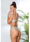 DEKOLTE SÜTYEN VE STRİNG TAKIM MİNT YEŞİLİ (MGP31772)