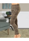 Derya Kurşun Leopar Uzun Kadın Tayt 434
