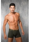 Doreanse Koyu Yeşil Boxer Erkek Yazılı 1766