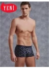 Doreanse Yansımalar Desenli Likralı Model Erkek Boxer 1813