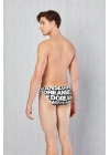 Doreanse Yazılı Baskılı Erkek Slip 1236
