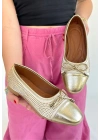Etya Gold Cilt Babet Ayakkabı