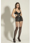 FANTEZİ BABYDOLL ÇORAP TAKIM SİYAH (MGP6260)