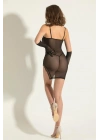 FANTEZİ TRANSPARAN BABYDOLL TAKIM SİYAH (MGP6422)