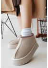 Foyk Bej Süet Kadın Bot