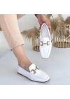 Guart Beyaz Rugan Ayakkabı Kadın Babet