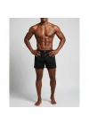 Huma One Erkek Havlu Bel Düz Boxer Battal Boy 3XL Siyah Renk