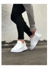 JY507 Alone Bağcıklı Cilt Erkek Günlük Sneaker Ayakkabı CBT Beyaz
