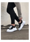 JY507 Alone Bağcıklı Süet Cilt Erkek Günlük Sneaker Ayakkabı SCBT Siyah/Beyaz