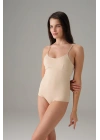 Kadın Ten Dikişsiz İnce Askılı İnvizible Body 12123