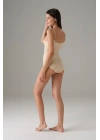 Kadın Ten Dikişsiz İnce Askılı İnvizible Body 12123