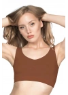 KAHVE MI Emay 4005 Soft Kalın Askı Büstiyer