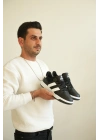 KB-013 Kuback Siyah Beyaz Günlük Erkek Ayakkabı