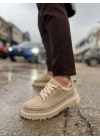 KB-702 Kuback Bej Süet Günlük Erkek Ayakkabı