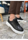 KB-702 Kuback Siyah Cilt Günlük Erkek Ayakkabı