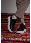 KB-702 Kuback Siyah Cilt Günlük Erkek Ayakkabı