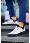 Kb-x204 Kuback Beyaz Siyah Keten Siyah Yüksek Taban Günlük Erkek Erkek Spor Ayakkabı