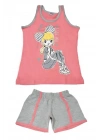 Kız Çocuk Şortlu Alt Üst Takım 6553