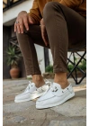 Knack Mevsimlik Keten Ayakkabı 008 Beyaz