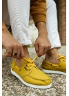 Knack Mevsimlik Keten Ayakkabı 008 Sarı
