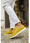 Knack Mevsimlik Keten Ayakkabı 008 Sarı