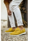 Knack Mevsimlik Keten Ayakkabı 008 Sarı