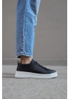 Knack Sneakers Ayakkabı 010 Siyah (Beyaz Taban)