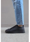 Knack Sneakers Ayakkabı 010 Siyah (siyah Taban) Erkek Sneaker Ayakkabı