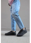 Knack Sneakers Ayakkabı 010 Siyah (Siyah Taban)